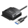 Akcesoria do dysków UGREEN Adapter USB 3.0 - SATA do dysków 25''/35'' czarny